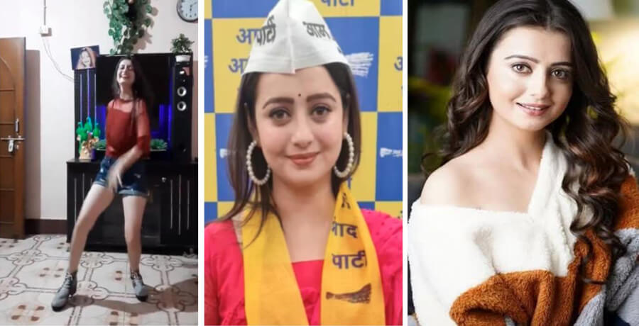 AAP Candidate Chahat Pandey Dance Video Goes Viral