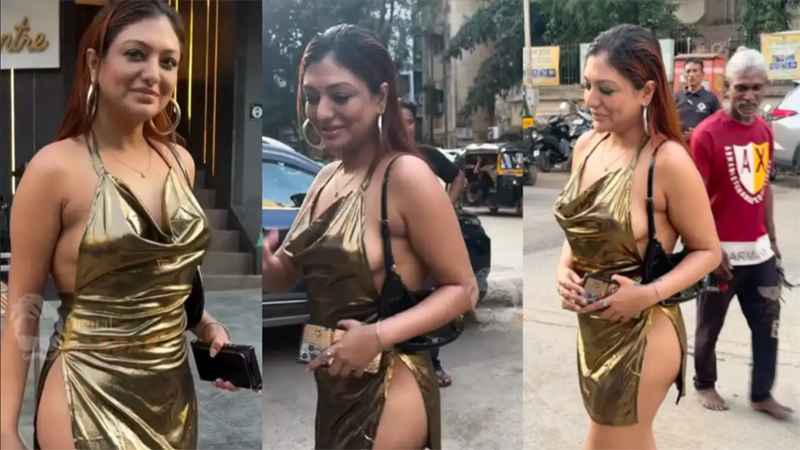 Khushi Mukherjee On Uncle Comment In Viral Golden Bold Outfit Video