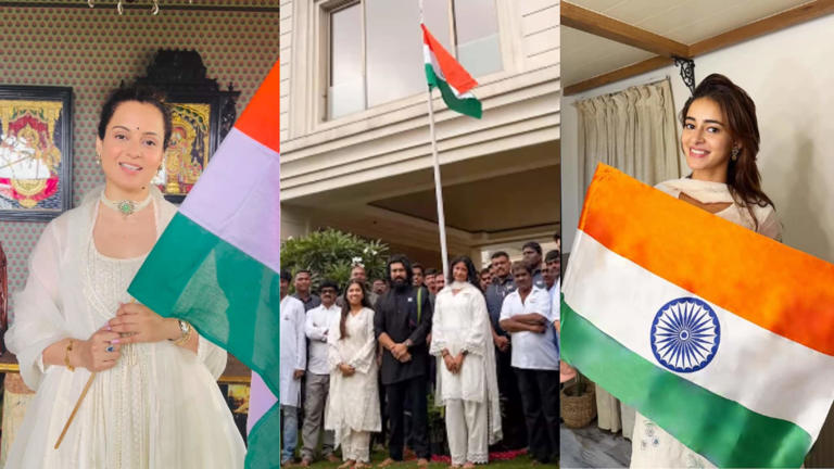 Ram Charan, Kangana Ranaut and Ananya Panday share heartfelt Independence day post