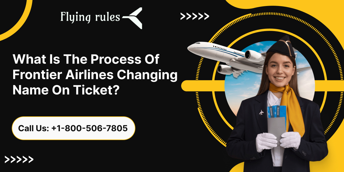 CHange Name On Frontier TIcket