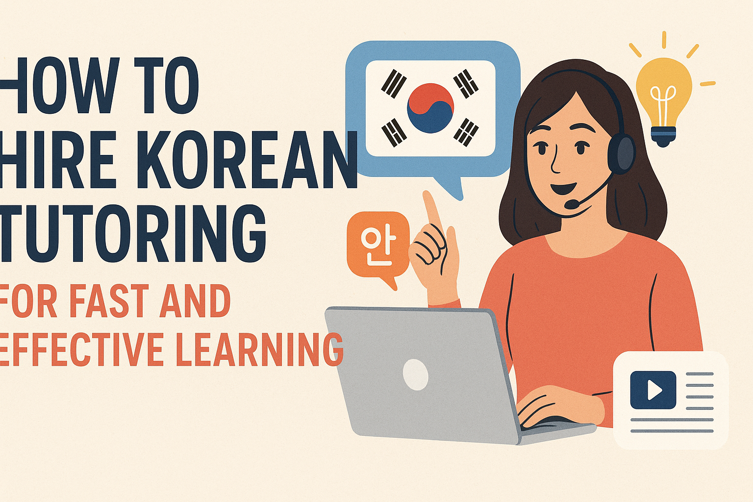 Hire Korean Tutoring