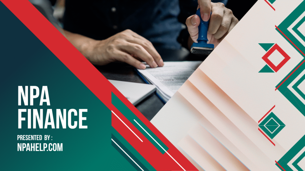 NPA Finance – Your Partner in Recovery