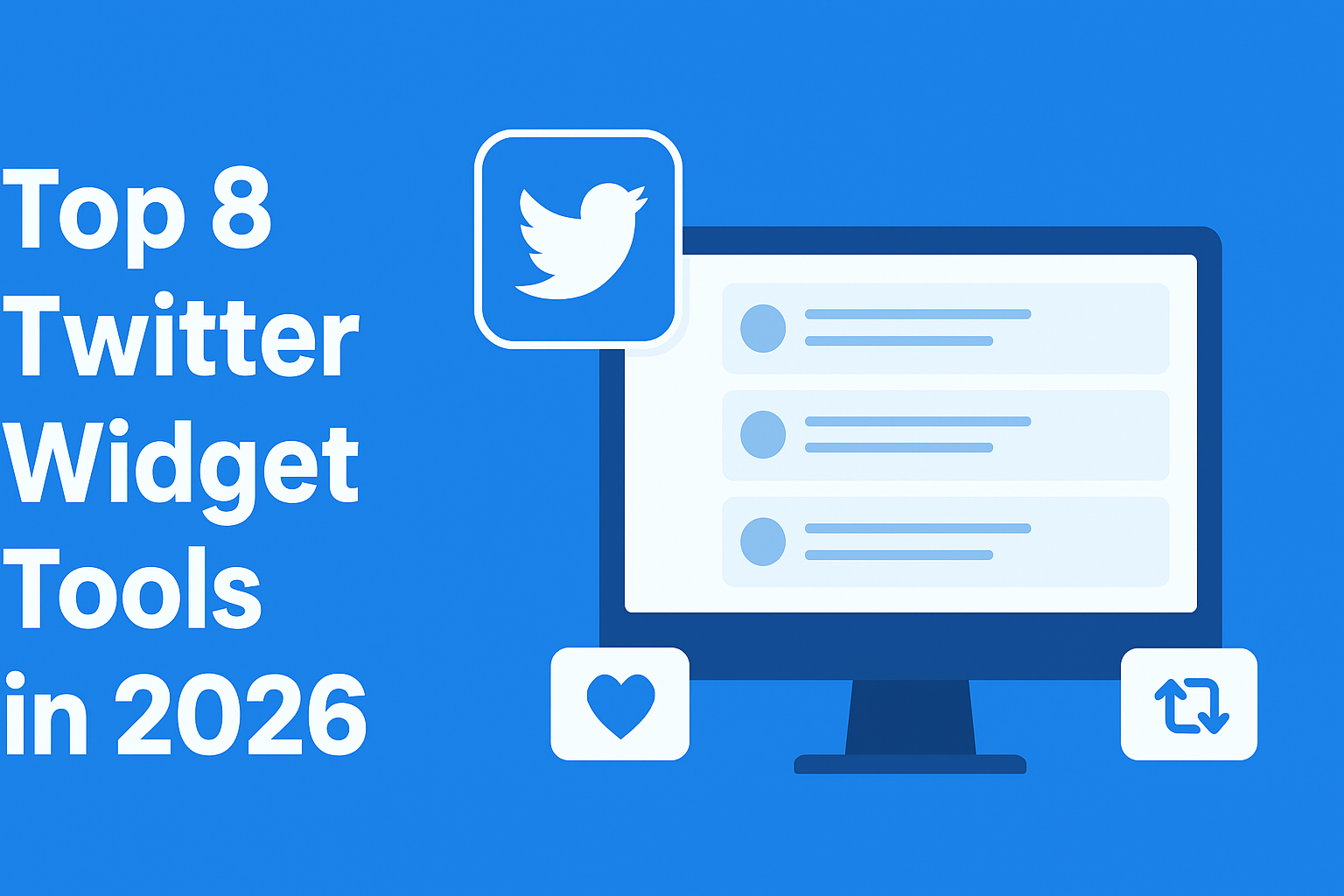 top twitter widget tools